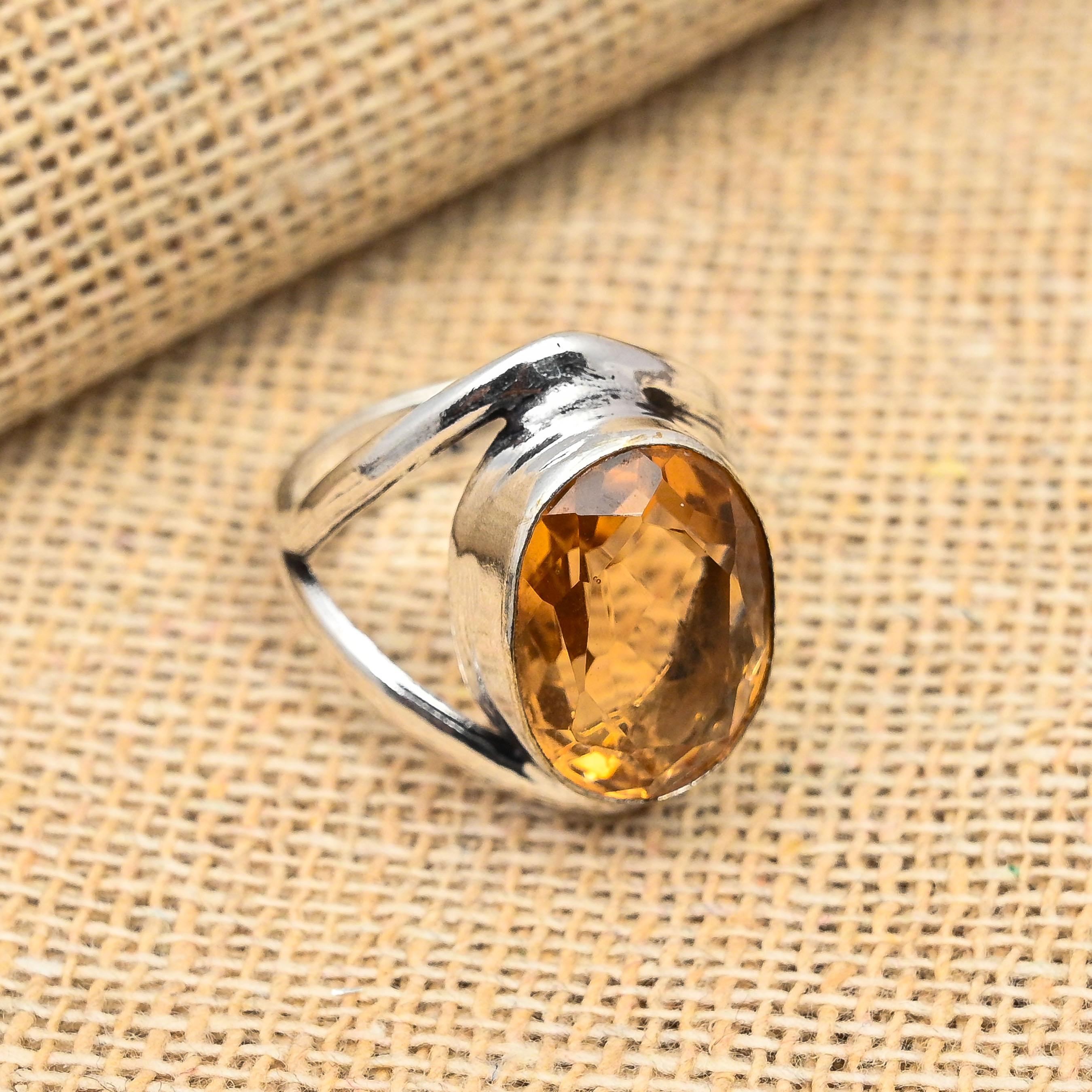 Morganit Kamień Szlachetny Ręcznie Robiona Biżuteria ze Srebra Próby 925 Uroczy Pierścionek Dla Matki