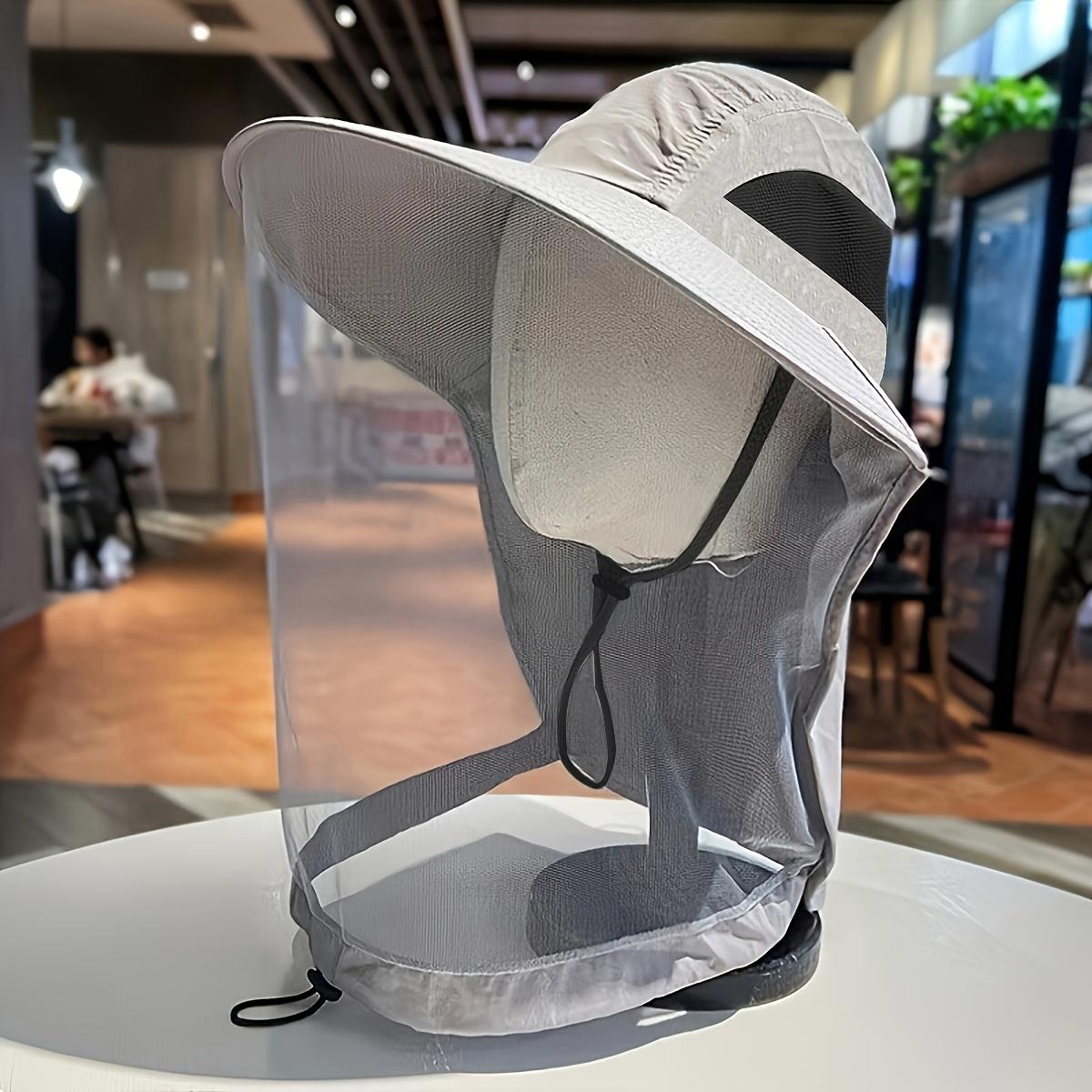 Men's and Women's Outdoor Mosquito And Insect Repellent Hats, Fishing Hats, Sun Hats for Climbing, Wide-Brimmed Hats for UV Protection And Sunshade