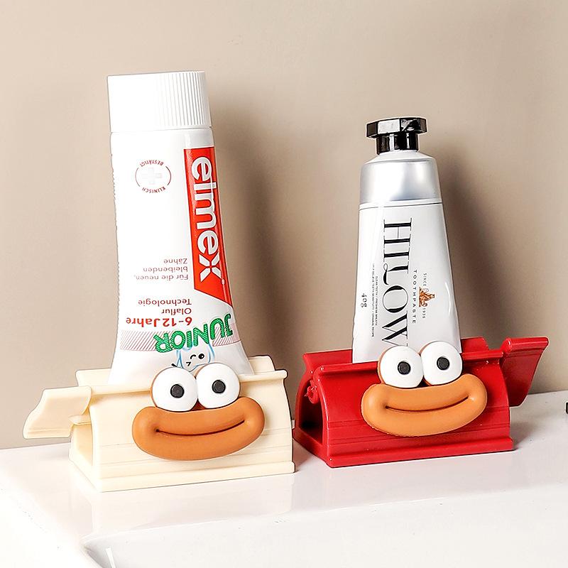 1Pcs Home Plastic Toothpaste Tube Squeezer Easy Dispenser Rolling Holder Bathroom Supply Tooth Cleaning Accessories