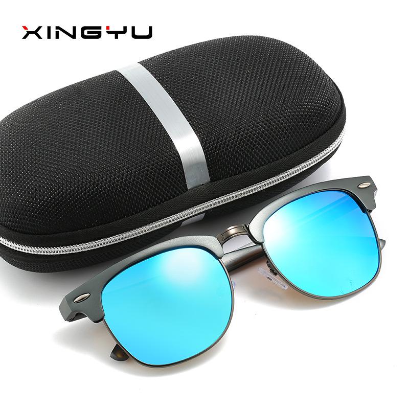 European and American Men's and Women's Fashion Aluminum Magnesium Polarized Driving Sunglasses