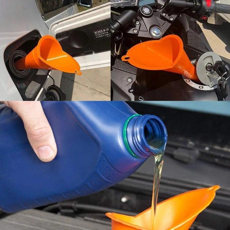 Nálevka pro auto s dlouhou stopkou Nářadí na plnění benzínového oleje Nářadí proti stříkající vodě Plastová Nálevka na olej Nářadí na doplňování paliva pro motocykly Příslušenství pro automobily